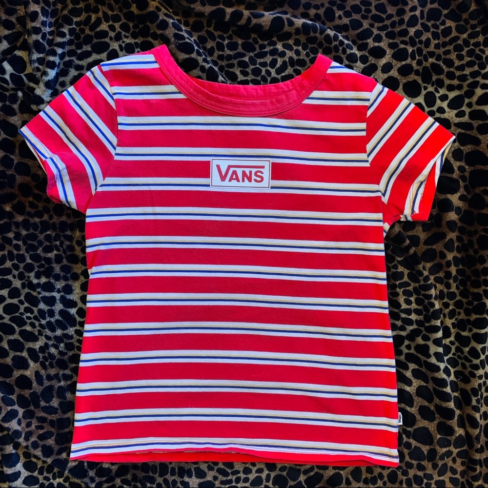 VANS | Red Striped Shirt